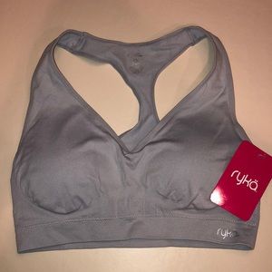 Gray Sports Bra